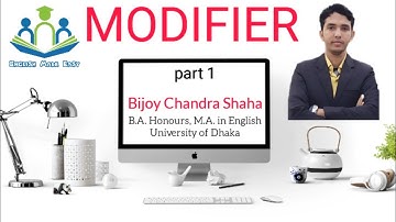 Modifier : part-1 । English Grammar । Pre-modifier । HSC । University Admission । BCS । Bijoy sir