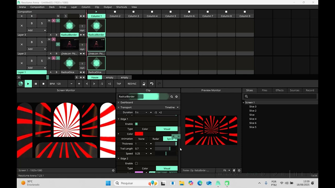 Два самых лучших плагина — RadialBoder и RadialSlice, этот не нуждается в преследовании.