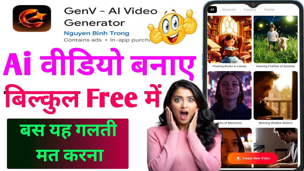 GenV App Se Ai Video Kaise Banaye ll GenV Ai Video Generator 