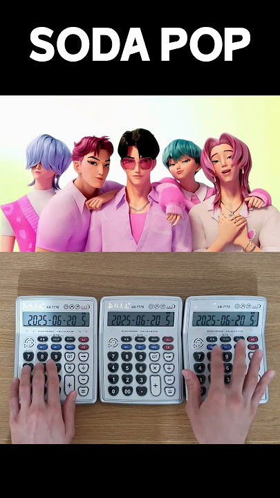 Saja Boys - SODA POP (KPop Demon Hunters) Calculator Cover