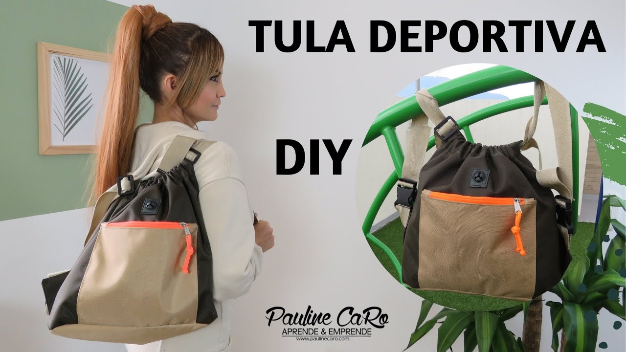COMO HACER UNA TULA/MOCHILA DEPORTIVA - YouTube