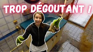 🏰 Fuite du toit ! Les mains dans la crasse : nettoyage de la salle de bain et de la terrasse