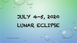 July 5, 2020 Capricorn Lunar Eclipse for the 12 Rising Signs, and in Aspect to Natal Planets