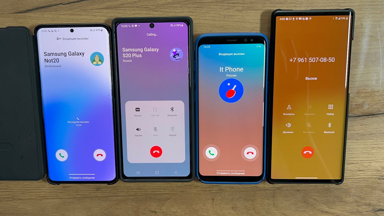 Incoming Call Hold Group Calls Ringtones Samsung S20+ & S8 & Note 20 ...