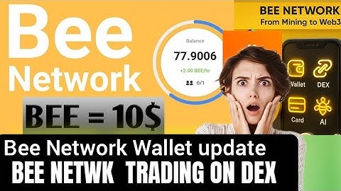 BEE NETWORK NEW TODAY UPDATE TRADING ON DEX AND OVER 20 BLOCKCHAIN CONGRATULATIONS 🎉
