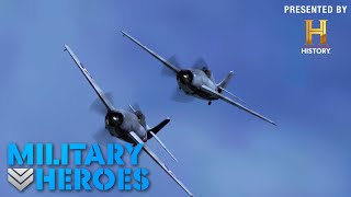 American Pilots Fight Off the Japanese Navy | Biggest Battles of WWII
