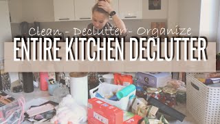 entire KITCHEN DECLUTTER 2024 :: clean, declutter and organize