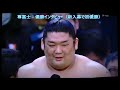 ２０２４年　尊富士：優勝インタビュー（新入幕で初優勝）　千秋楽　春月場所　大相撲