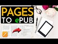 How to Convert Pages to ePubs