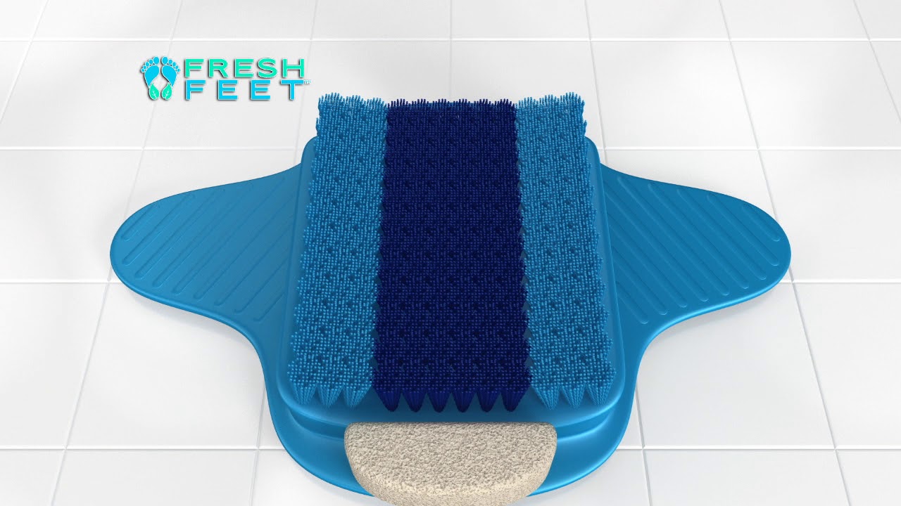 Fresh Feet Brosse pour les pieds sous la douche YouTube