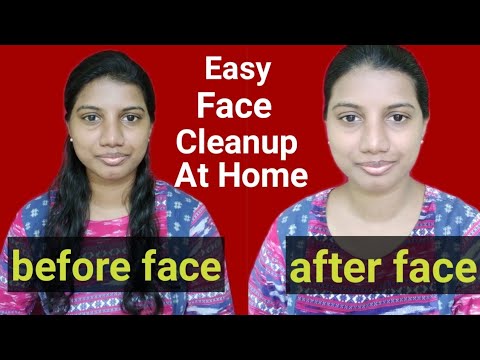 Face Cleanup At Home Remove Dull Skin Get Bright & Glow Skin in Tamil Tutorial