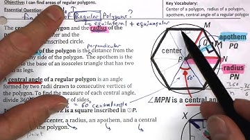 11.3 (front pg) Areas of Regular Polygons