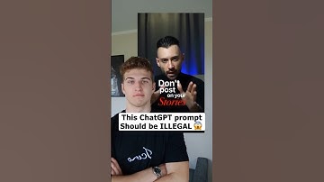 This ChatGPT Prompt Should Be Illegal 👮