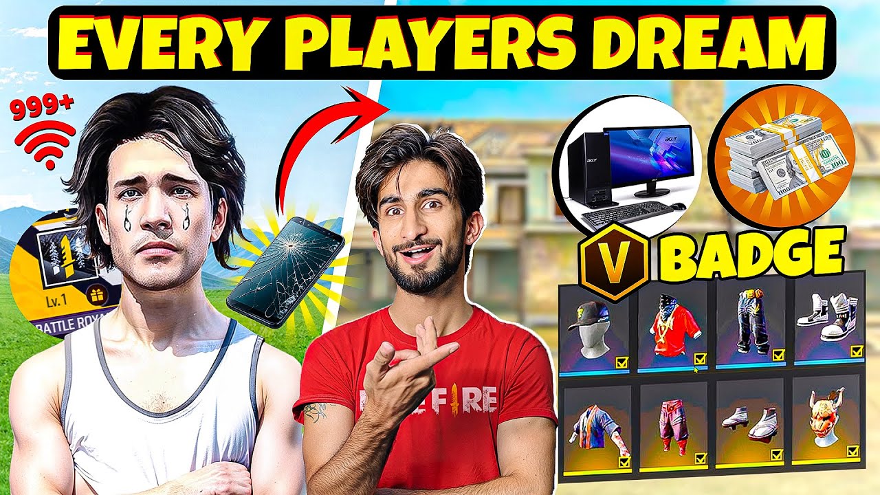 What If You Were A Free Fire YouTuber ? 😱 Turning Dreams Into Reality !