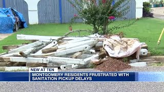 Montgomery residents frustrated with trash pickup delays