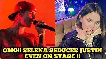 Fiery Sparks Fly: Selena Gomez's Sizzling Flirtation with Justin Bieber's Electrifying Performance