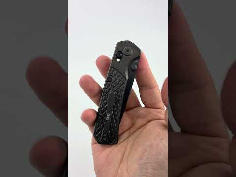 GEO KNIFE GEO2503B. Titanium Handle 3.3’ DLC Bohler M390 Blade.    