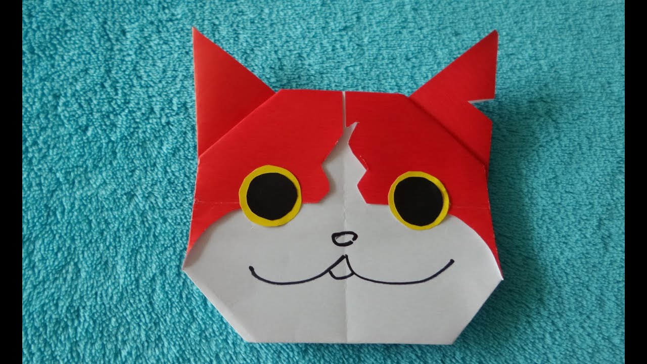 요괴워치 지바냥 종이접기 (Youkai Watch Jibanyan - Origami)