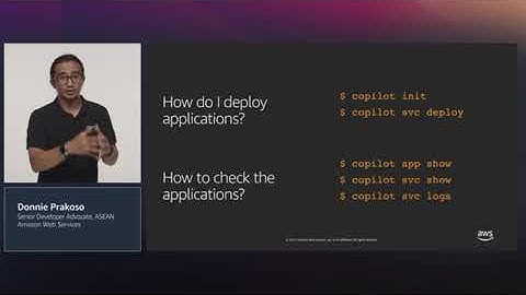 Build and run Docker Apps with AWS CoPilot and Amazon Elastic Container Service