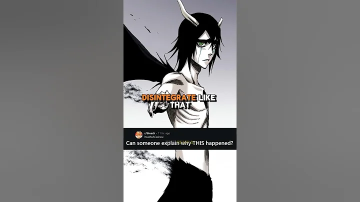 True Reason Ulquiorra Disintegrated? #bleach #bleachanime #anime