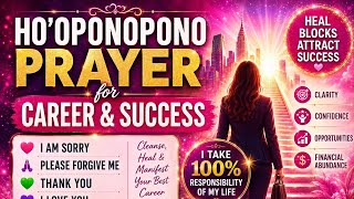✨ Ho'oponopono Prayer for Career Success | Remove Career Blockages &amp; Attract Dream Job 💼🌸
