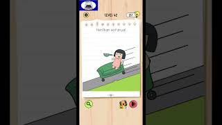 Kunci Jawaban Brain Test 5 Level 42 Bantu Dia Memindahkan Sofa #shorts #braintest #puzzlegame