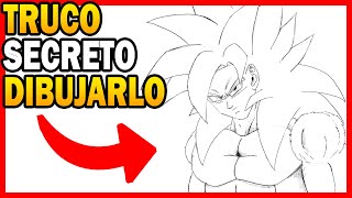 Cómo dibujar a goku de perfil (TUTORIAL) 