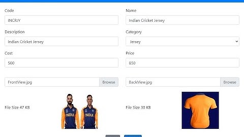 ASP.NET Core Image File Upload using View Component in MVC EF Core