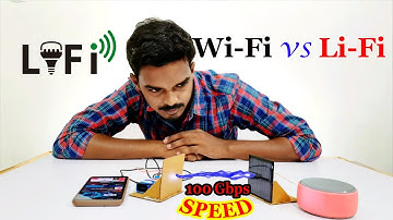 Latest Technology Transmit Data With Light Experiment | 100 Times Faster than Wi-Fi  | Li-fi