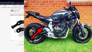 Yamaha MT07 Over $2000 In Mods