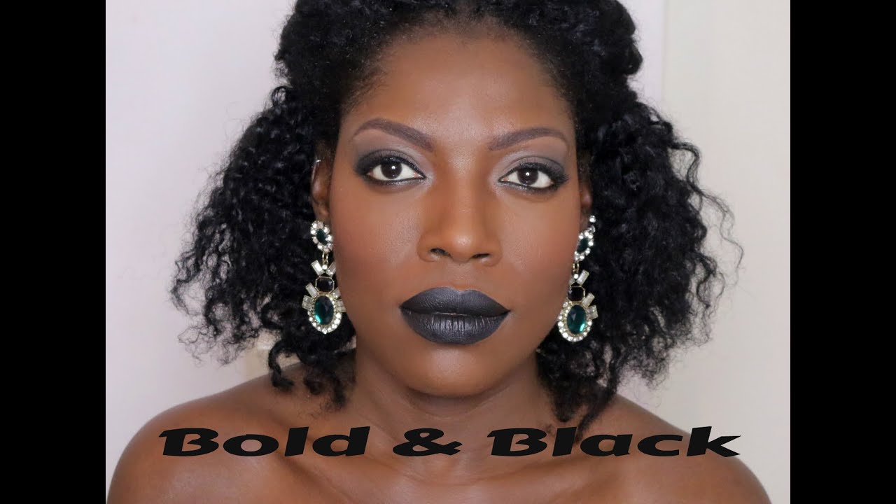 Bold black makeup look & green smokey eyes ♥GRWM♥ YouTube