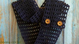 كروشية سكارف/شال مستطيل سهل وسريع ومناسب للمبتدئينHow to crochet an easy scarf