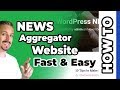 WordPress News Aggregator Website 🚀 (Fast & Easy) - YouTube