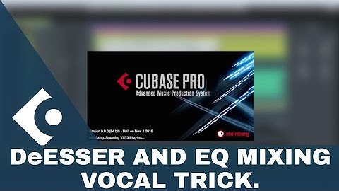 DeESSER AND EQ VOCAL MIXING TRICK #mixingvocals #mixing #cubase #promixingandmastering