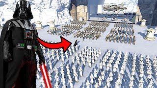 Darth Vader's Stormtrooper Siege of HOTH BUNKERS!  Men of War: Star Wars Mod