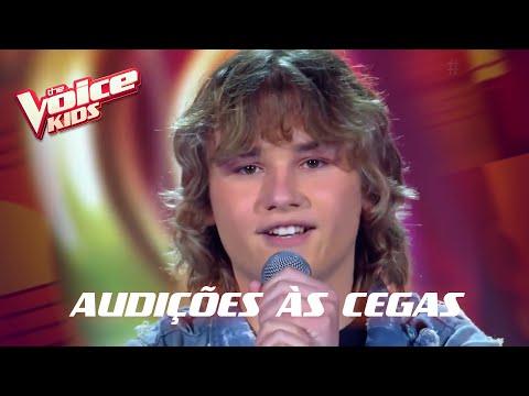 João Vitor Kindel canta 'A Whole New World' nas Audições às Cegas – ‘The Voice Kids’ | 6ª Temporada