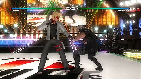 DOA5LR - Jacky Unholdable Setups + Pseudo 2P Hit Wake Up Kicks
