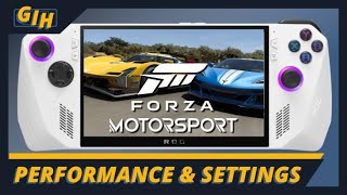 Forza Horizon 5 on the ROG Ally: performance guide & best settings