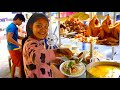 Amazing! Smiley Girl Serves Chicken Porridge Every Morning and Afternoon | Cambodian Street Food