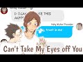 Haikyuu texts - Asahi confesses to Nishinoya (Can't Take My Eyes off You) AsaNoya