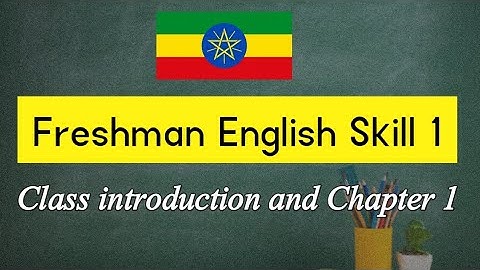 Freshman English skill 1 Unit 1 modal auxiliary #fresmancourse