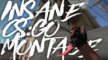 JUMPING NO-SCOPE? INSANE 1V4? ONE-TAP DOUBLE KILL? INSANE CS:GO MONTAGE