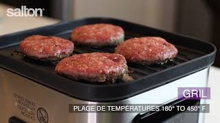 2-En-1 Friteuse À Air Et Gril De Salton