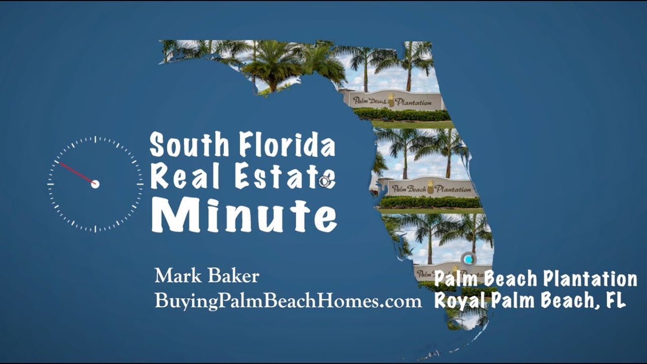 Homes for Sale Video Market Report Palm Beach Plantation Royal Palm