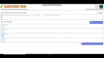 CS610P Graded Quiz No  4 Solution 2023 | CS610P - Computer Networks Quiz 4 Solution 2023