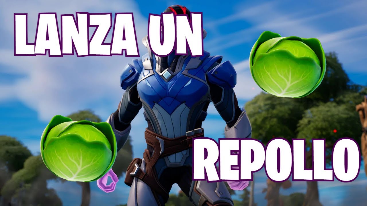 Lanza un repollo a 100 metros o mas con un lanzamiento |Fortnite| - YouTube
