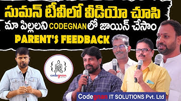The Best Coding Institute with Parents Feedback | Codegnan | The Ultimate Coding Institute