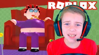 НОВЫЙ ПОБЕГ от ЗЛОЙ БАБУШКИ в ROBLOX веселое ВИДЕО ДЛЯ ДЕТЕЙ игровой мультик игры Роблокс