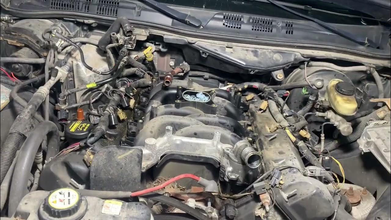 2009 ford crown vic 4 6l intake manifold and gasket youtube