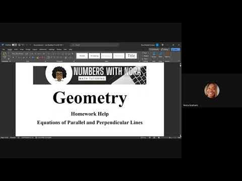 Geometry 3.5 Homework Help - YouTube